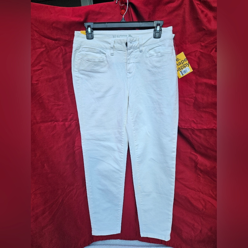 Yummie By Heather Thomson White Women's Jeans NWT Sz 30 See Pictures For Details